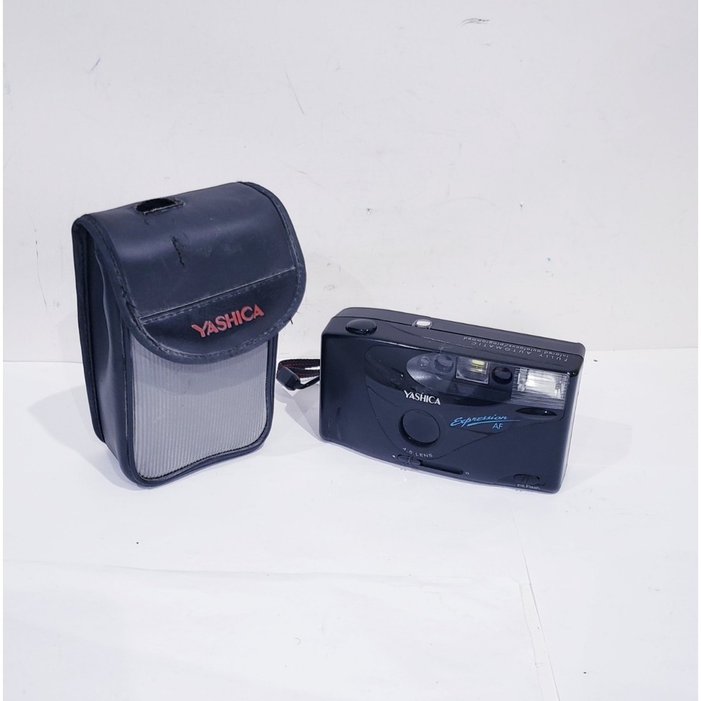 Yashica Expression AF Plus 35mm Point & Shoot Film Camera - Working